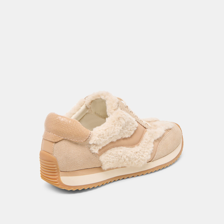 b.ntcd plüsch-sneakers naturplüsch