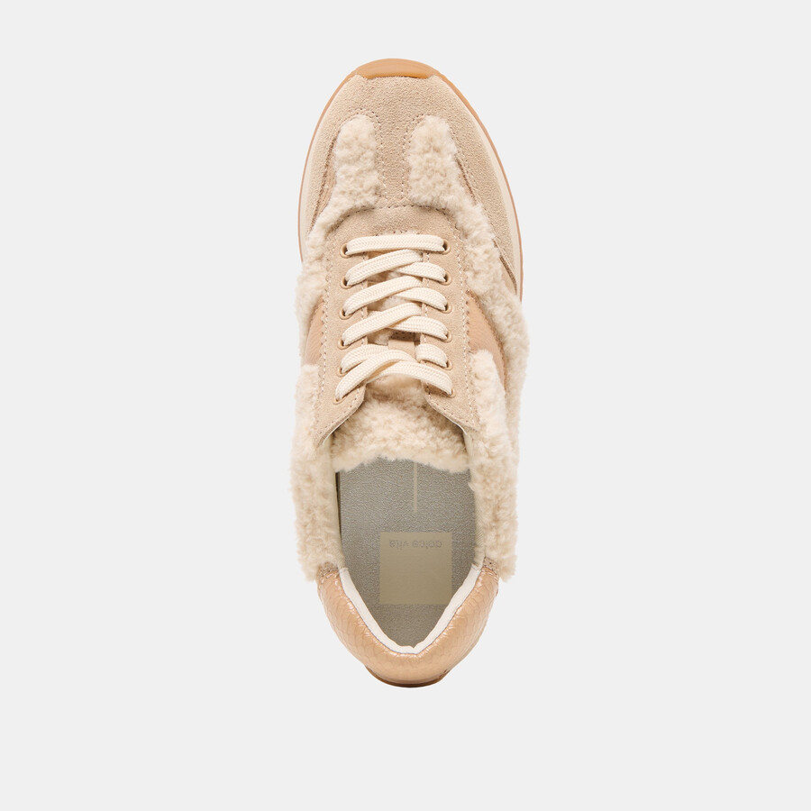 b.ntcd plüsch-sneakers naturplüsch