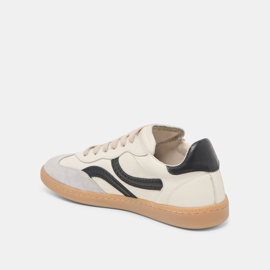 rebel sneakers weiß schwarz leder