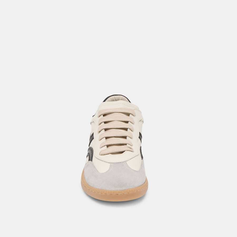 rebel sneakers weiß schwarz leder