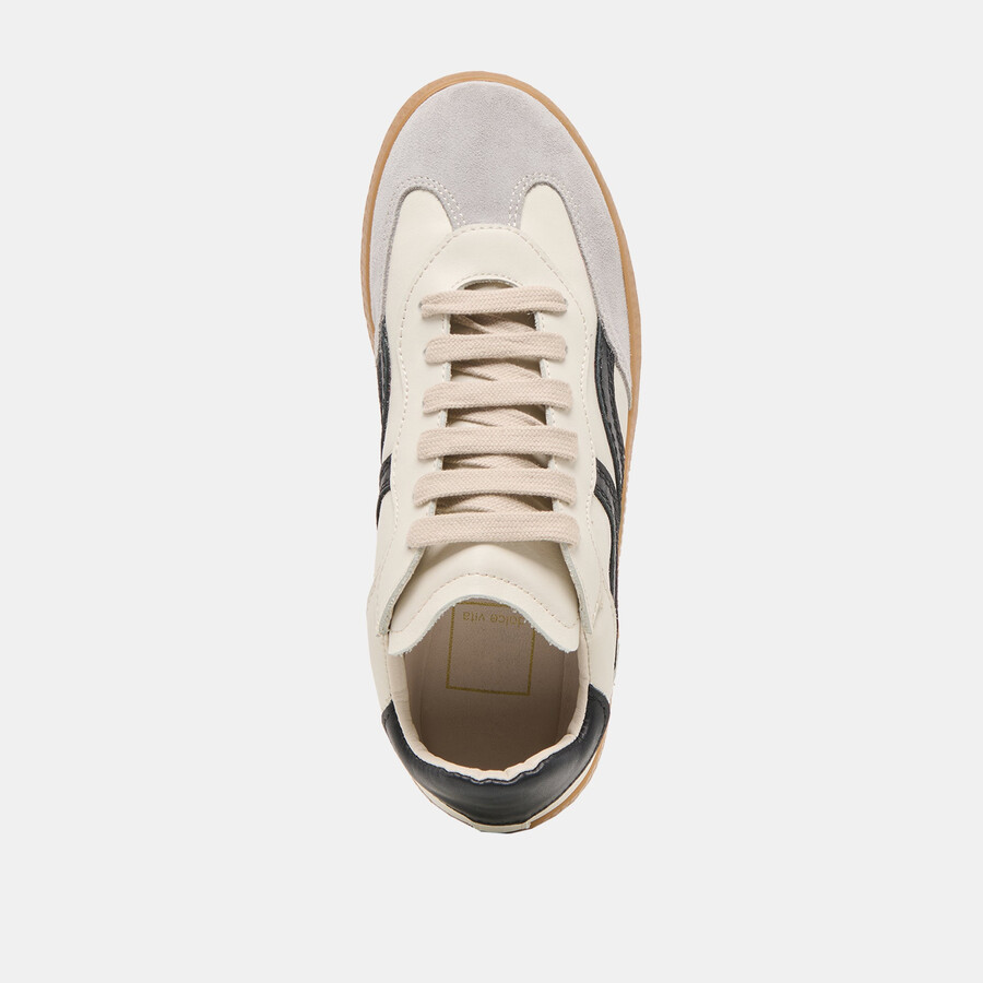 rebel sneakers weiß schwarz leder