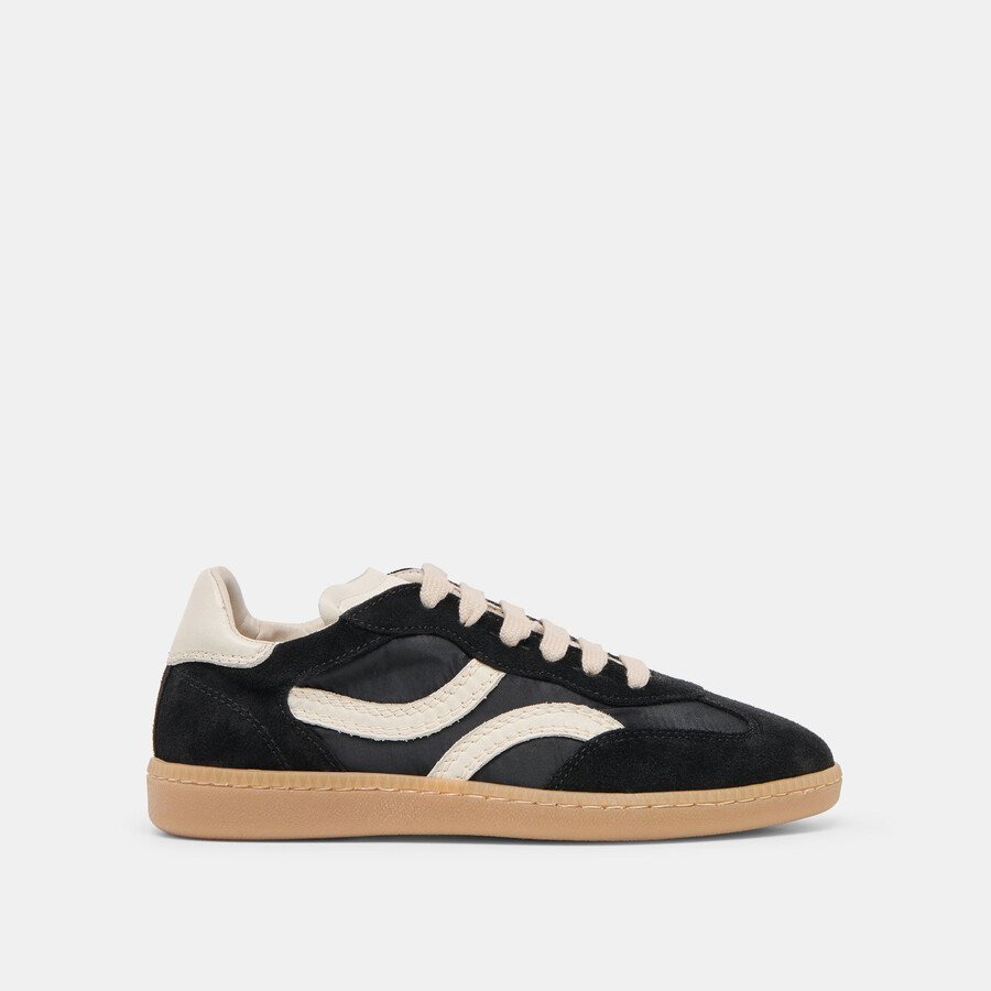 rebel sneakers schwarzes nylon