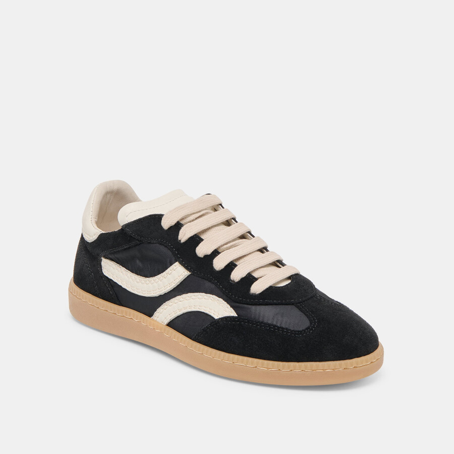 rebel sneakers schwarzes nylon