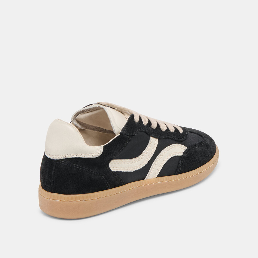 rebel sneakers schwarzes nylon