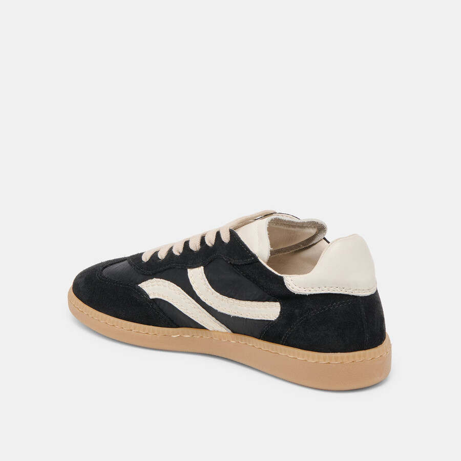 rebel sneakers schwarzes nylon