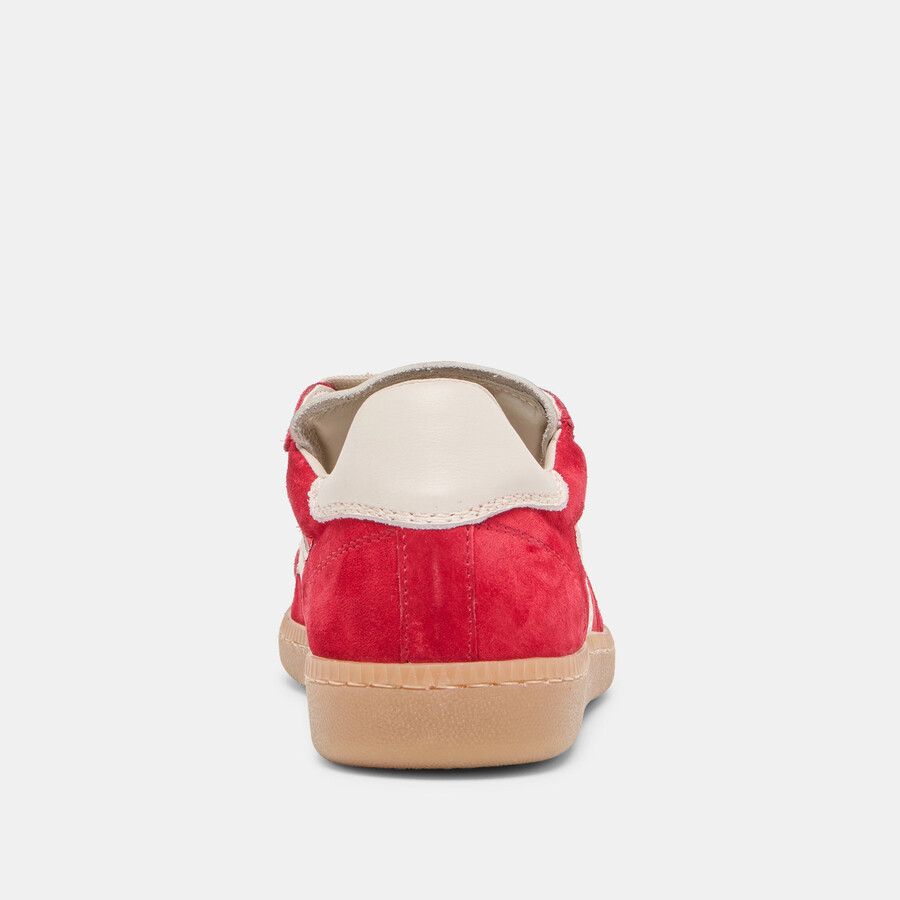 rebel sneakers crimson nylon