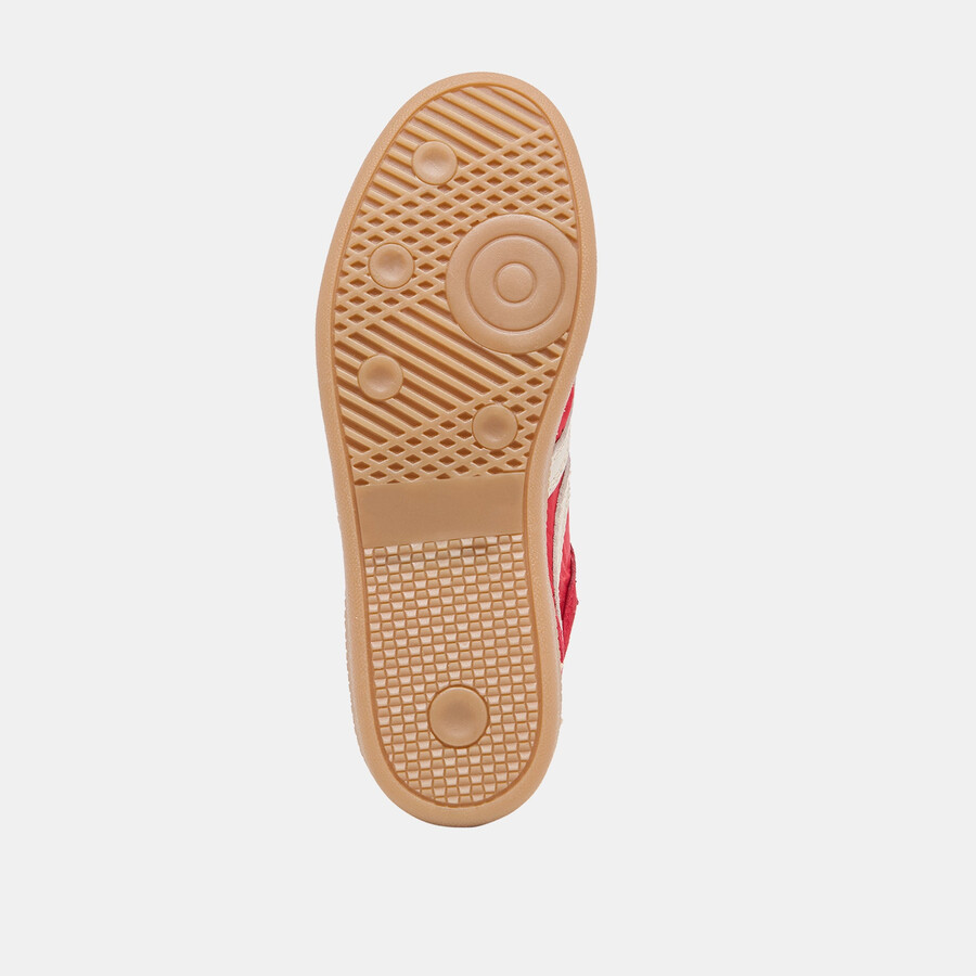 rebel sneakers crimson nylon