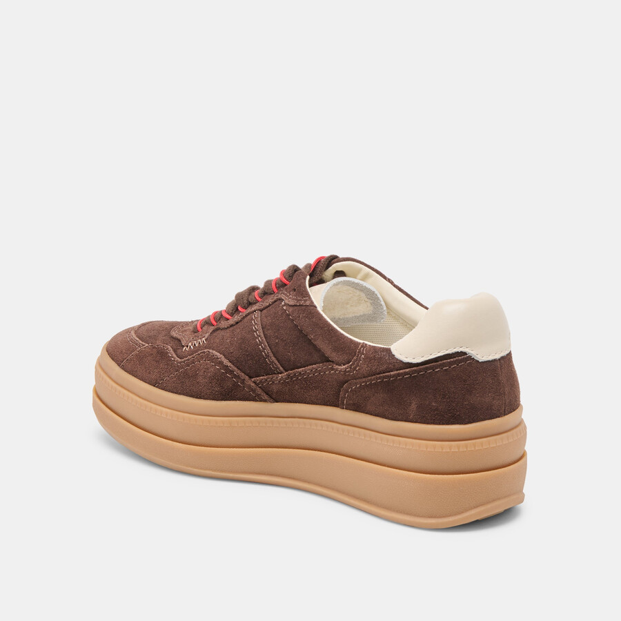 naomy h2o sneakers dk brown wildleder