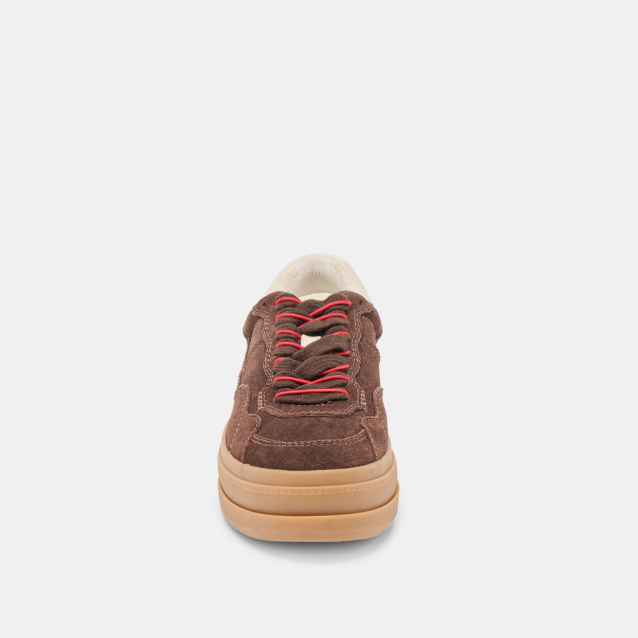 naomy h2o sneakers dk brown wildleder
