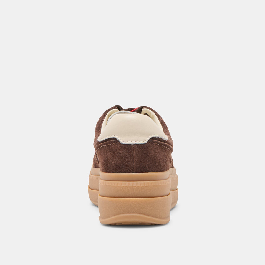 naomy h2o sneakers dk brown wildleder