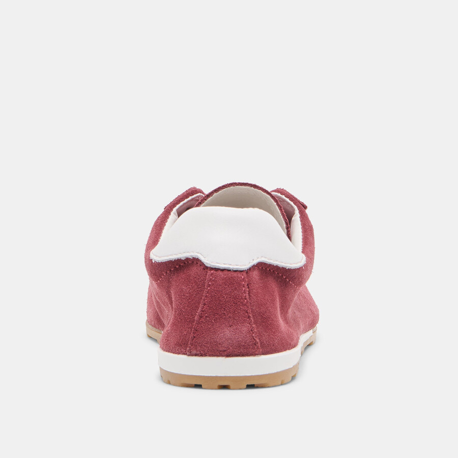 serina sneakers burgunder wildleder