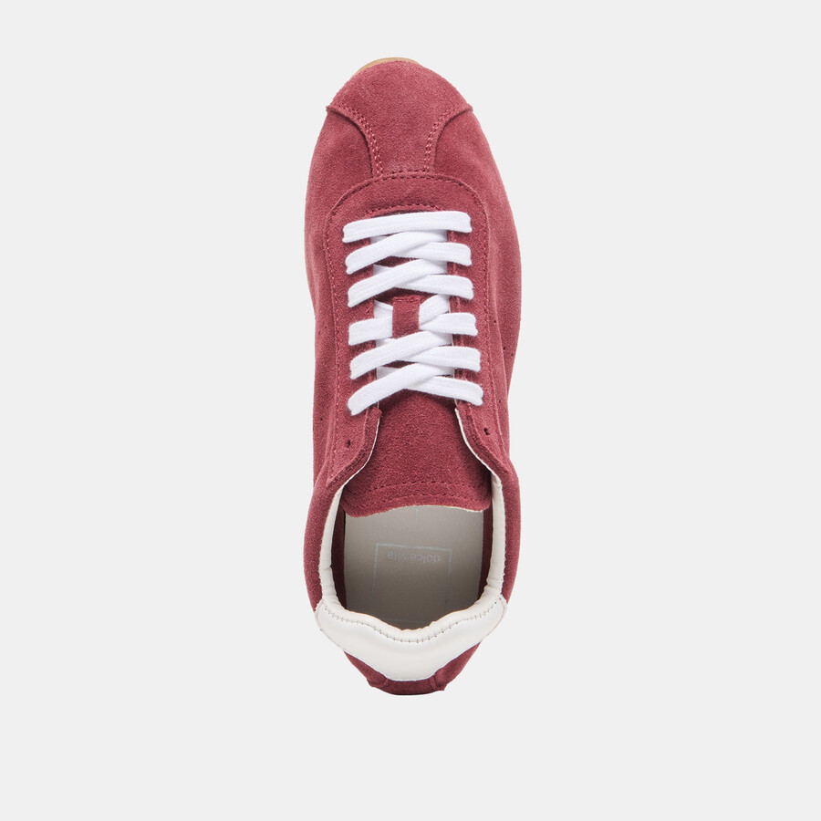 serina sneakers burgunder wildleder
