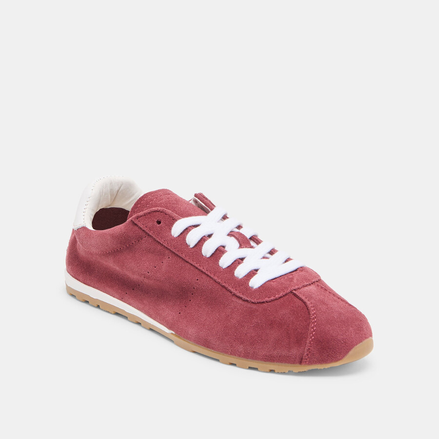 serina sneakers burgunder wildleder