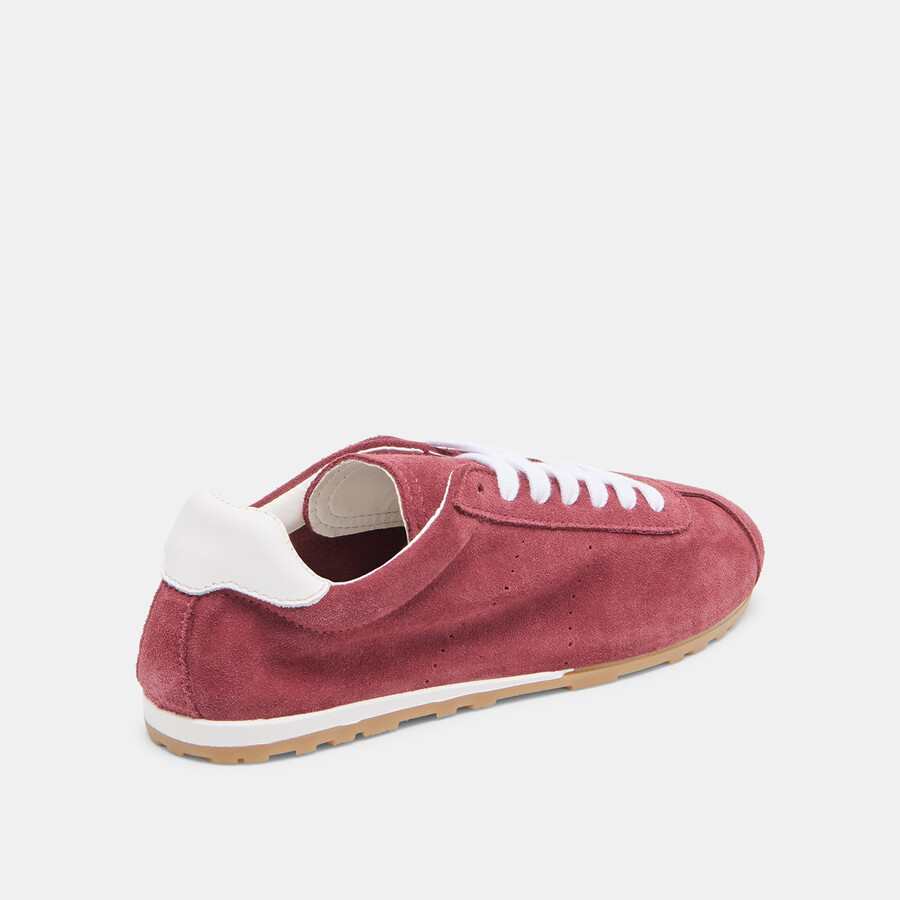 serina sneakers burgunder wildleder