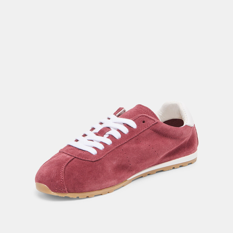 serina sneakers burgunder wildleder