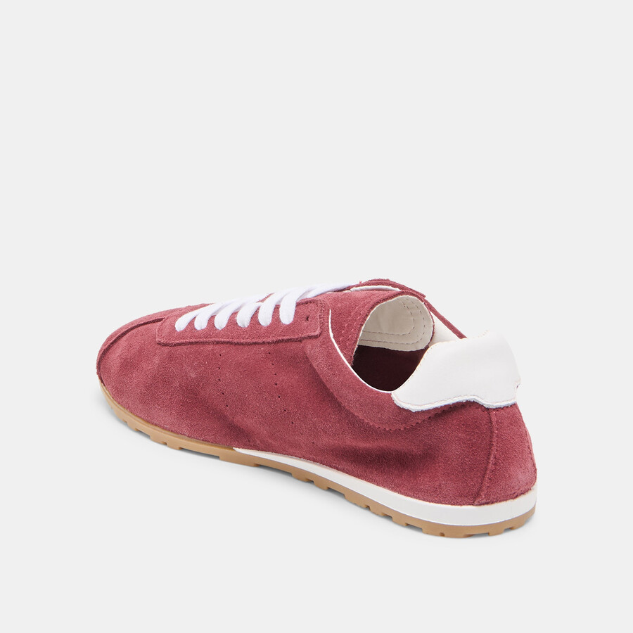 serina sneakers burgunder wildleder