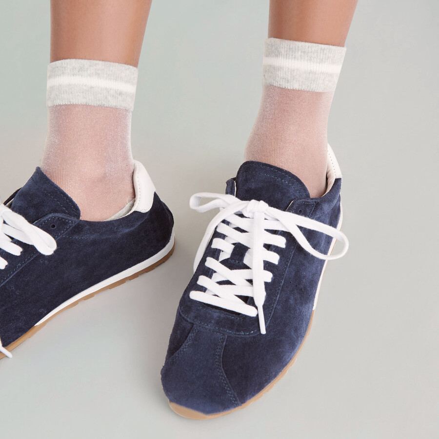 serina sneakers navy wildleder
