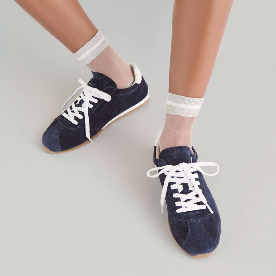 serina sneakers navy wildleder