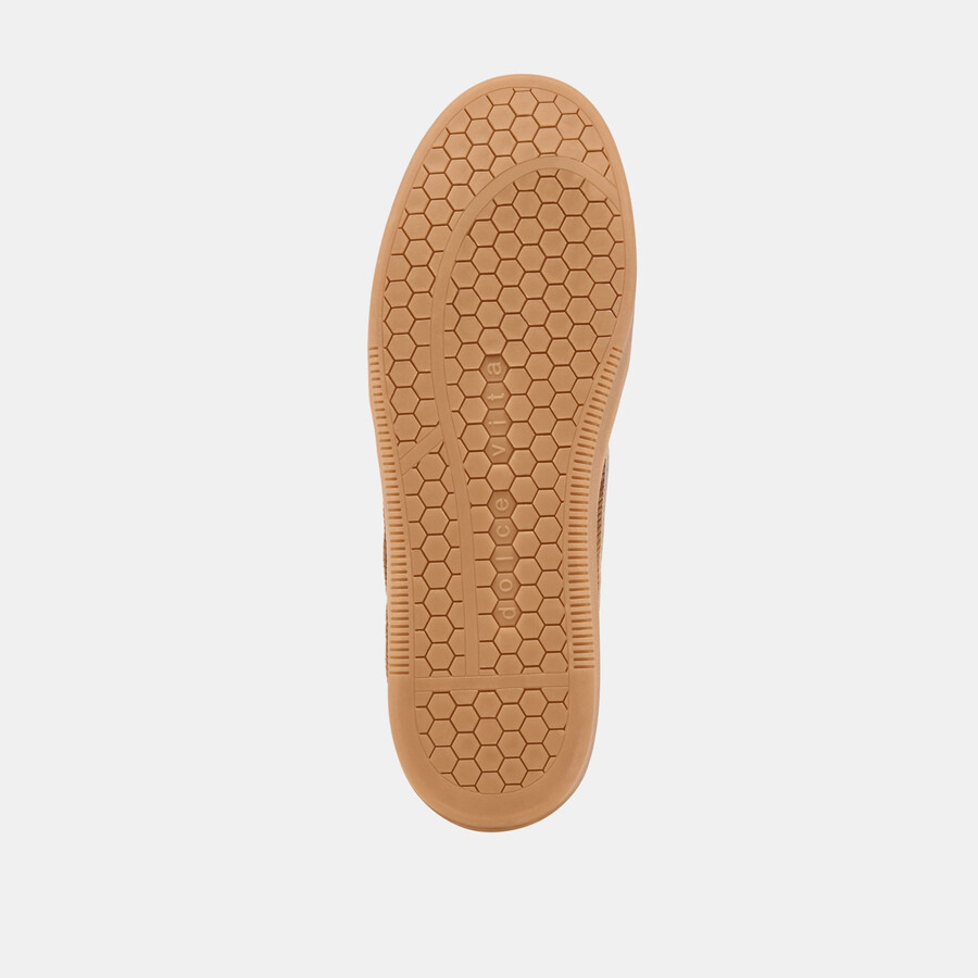 sneakers aus schokoladenbraunem cord