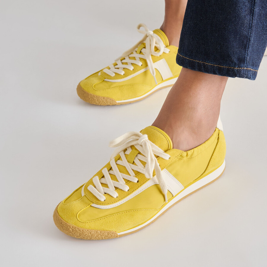 sariya sneakers gelb nylon