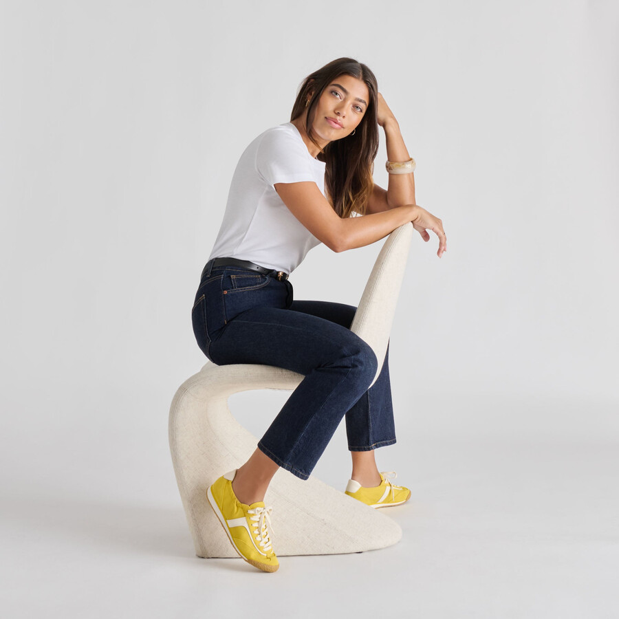 sariya sneakers gelb nylon
