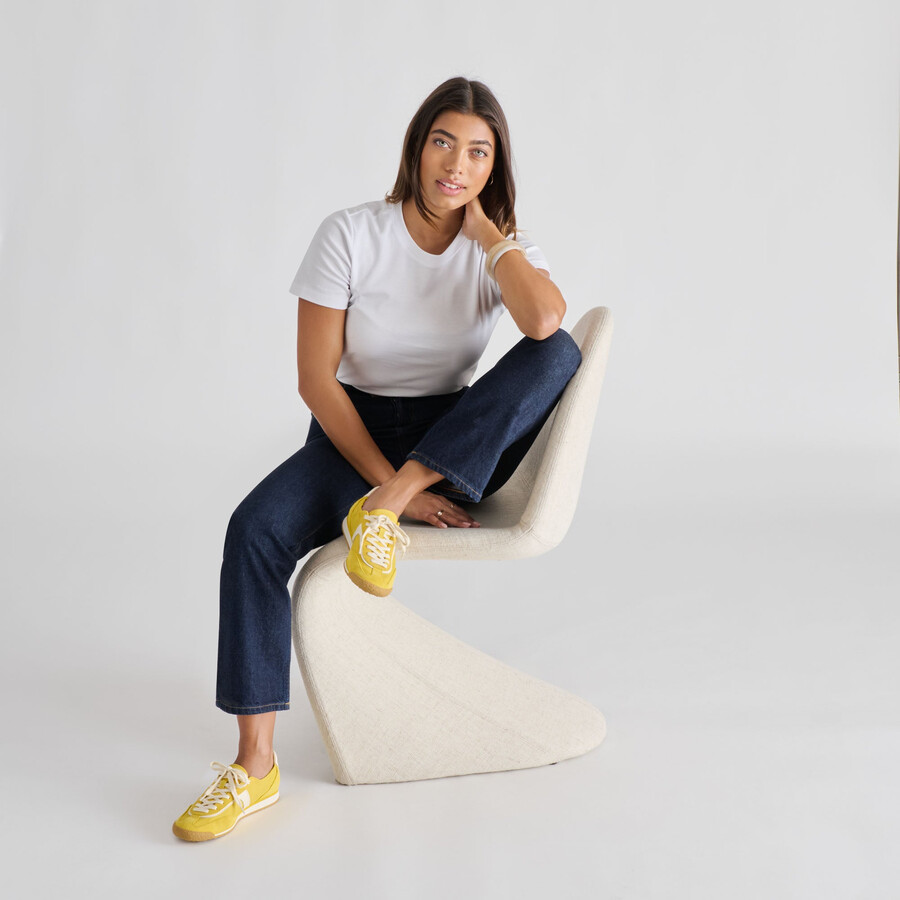 sariya sneakers gelb nylon