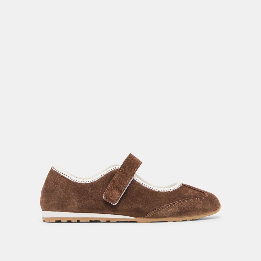 sofya sneakers dunkelbraunes wildleder