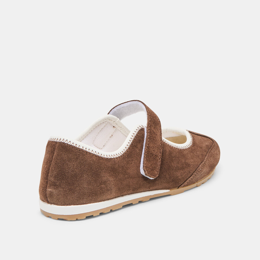 sofya sneakers dunkelbraunes wildleder