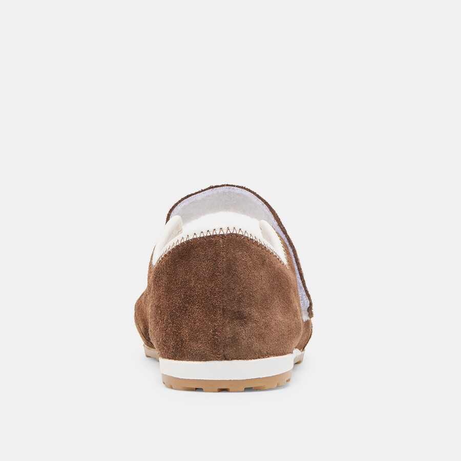 sofya sneakers dunkelbraunes wildleder