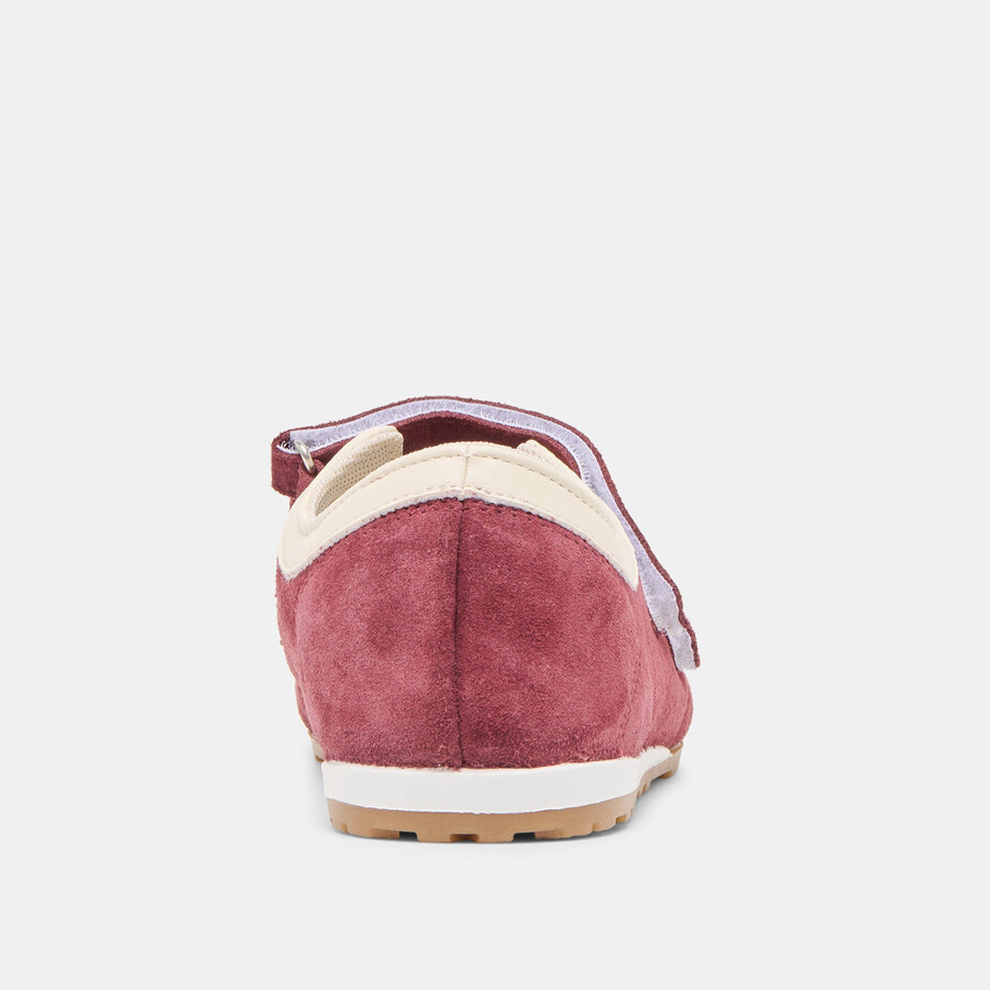 swan sneakers burgunderfarbenes wildleder
