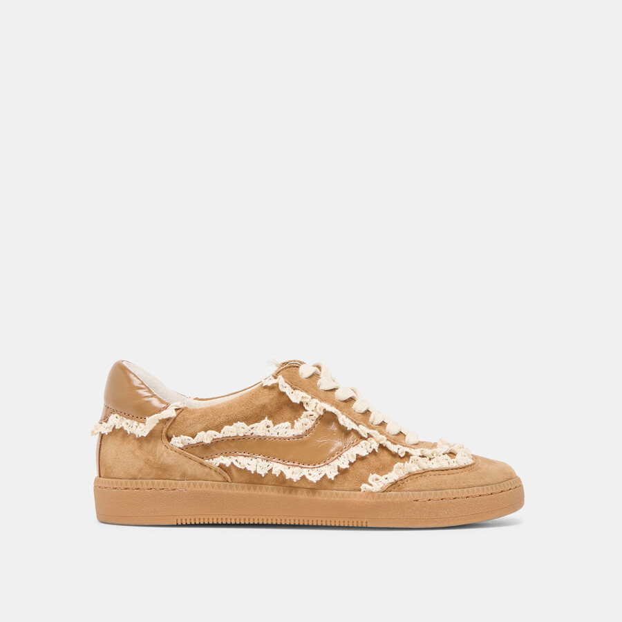 notice lace sneakers hellbraunes wildleder