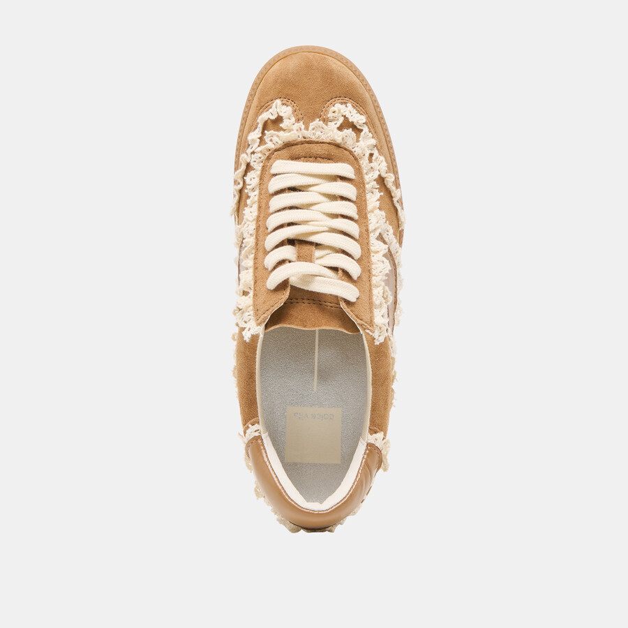 notice lace sneakers hellbraunes wildleder