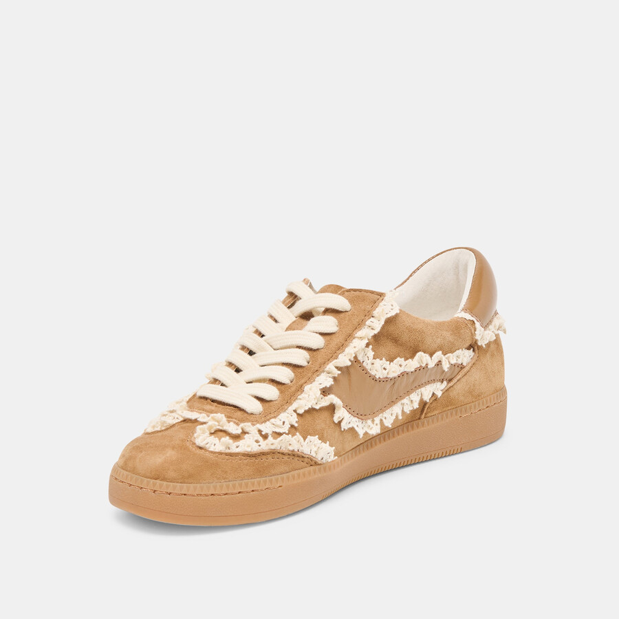 notice lace sneakers hellbraunes wildleder
