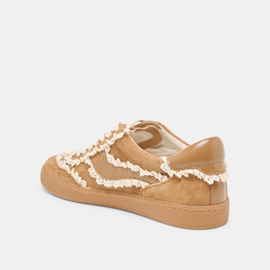 notice lace sneakers hellbraunes wildleder