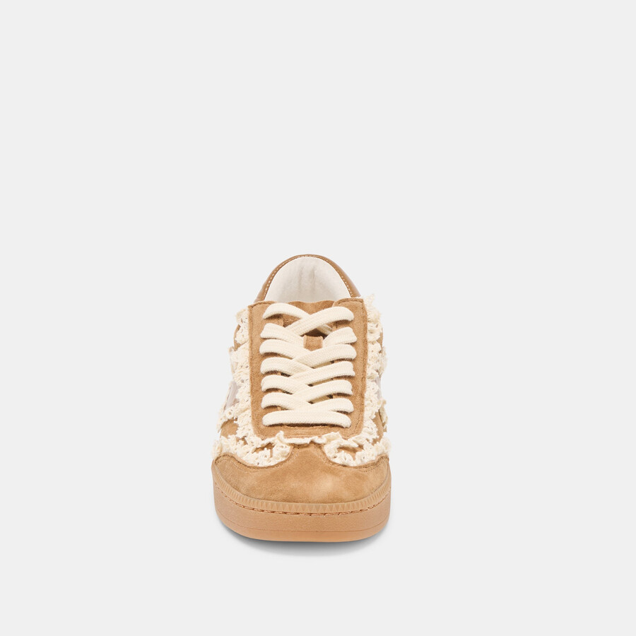 notice lace sneakers hellbraunes wildleder