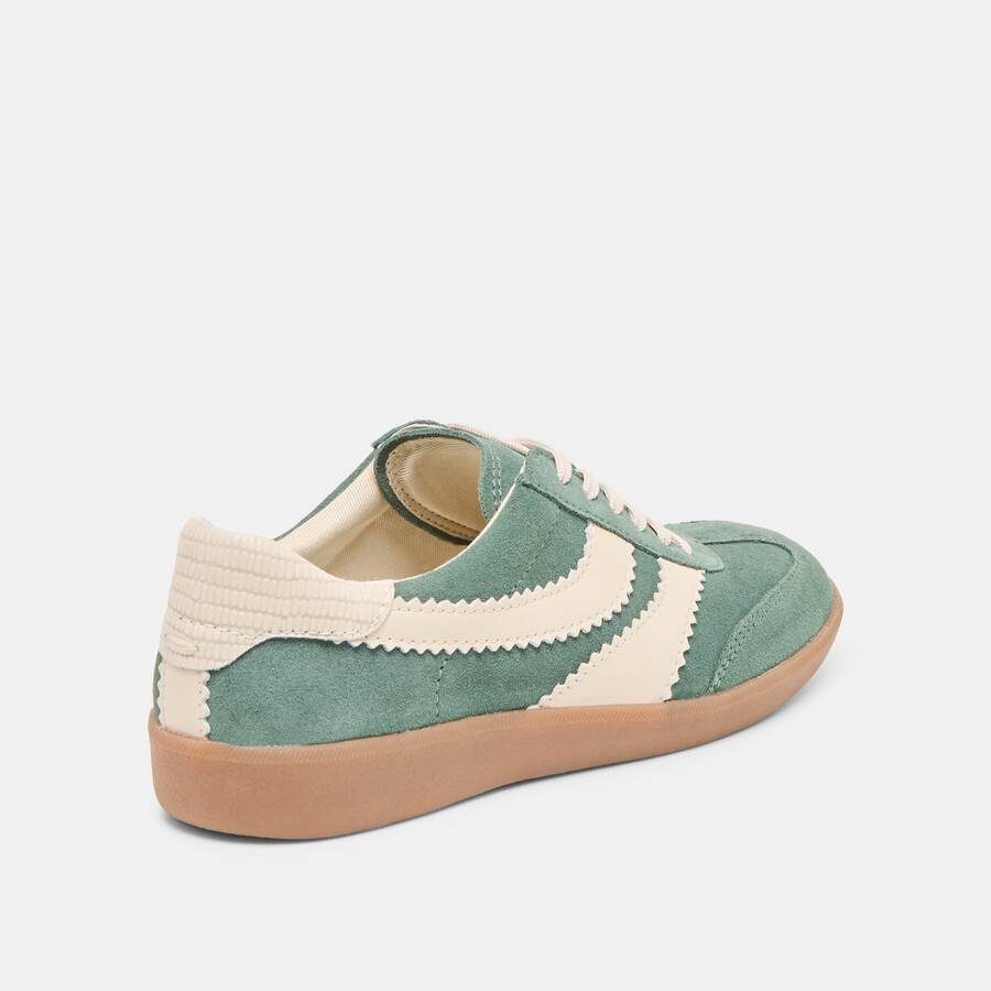 merit sneakers dunkelgrünes wildleder