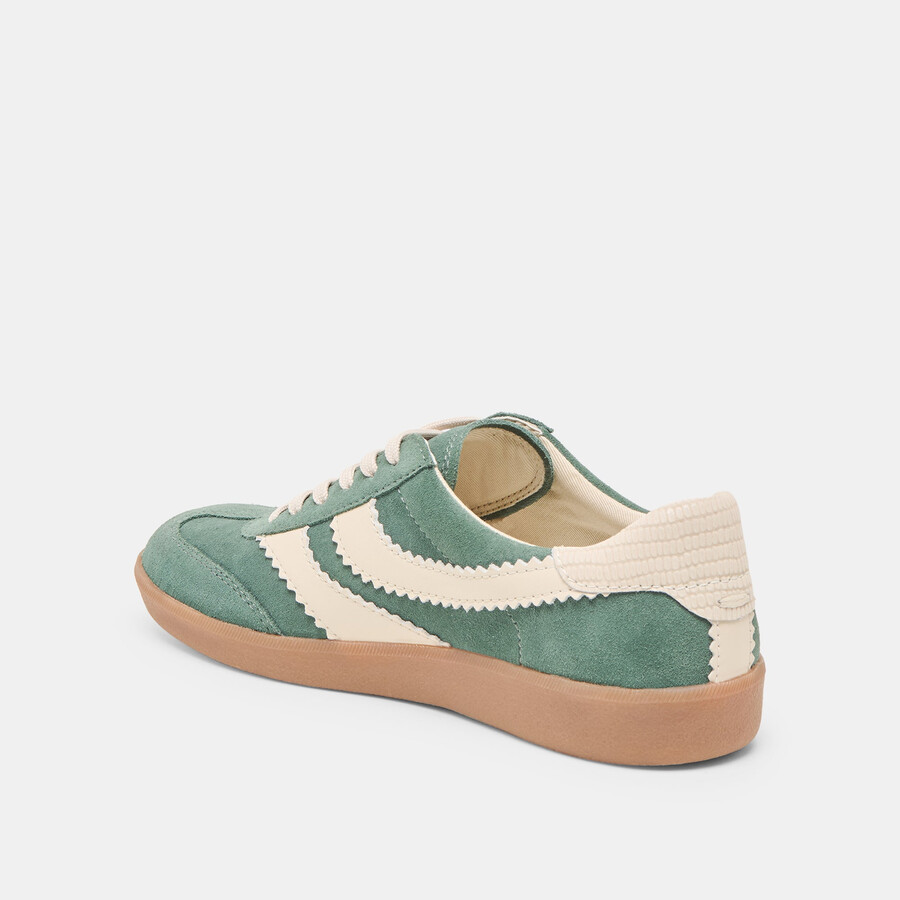 merit sneakers dunkelgrünes wildleder