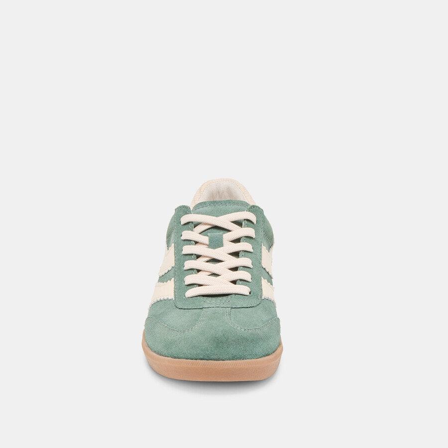 merit sneakers dunkelgrünes wildleder