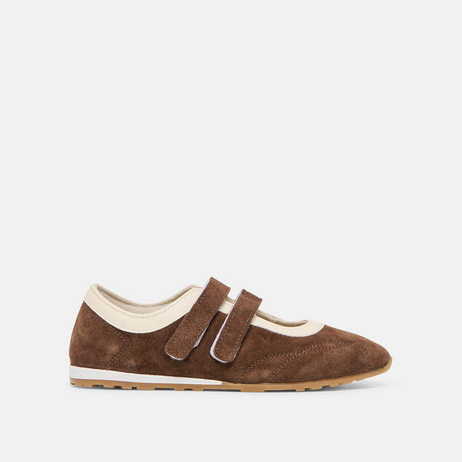 swan sneakers dunkelbraunes wildleder