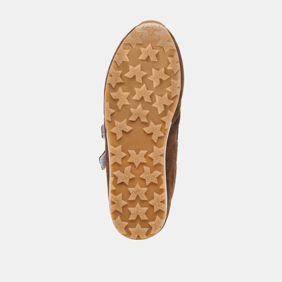 swan sneakers dunkelbraunes wildleder