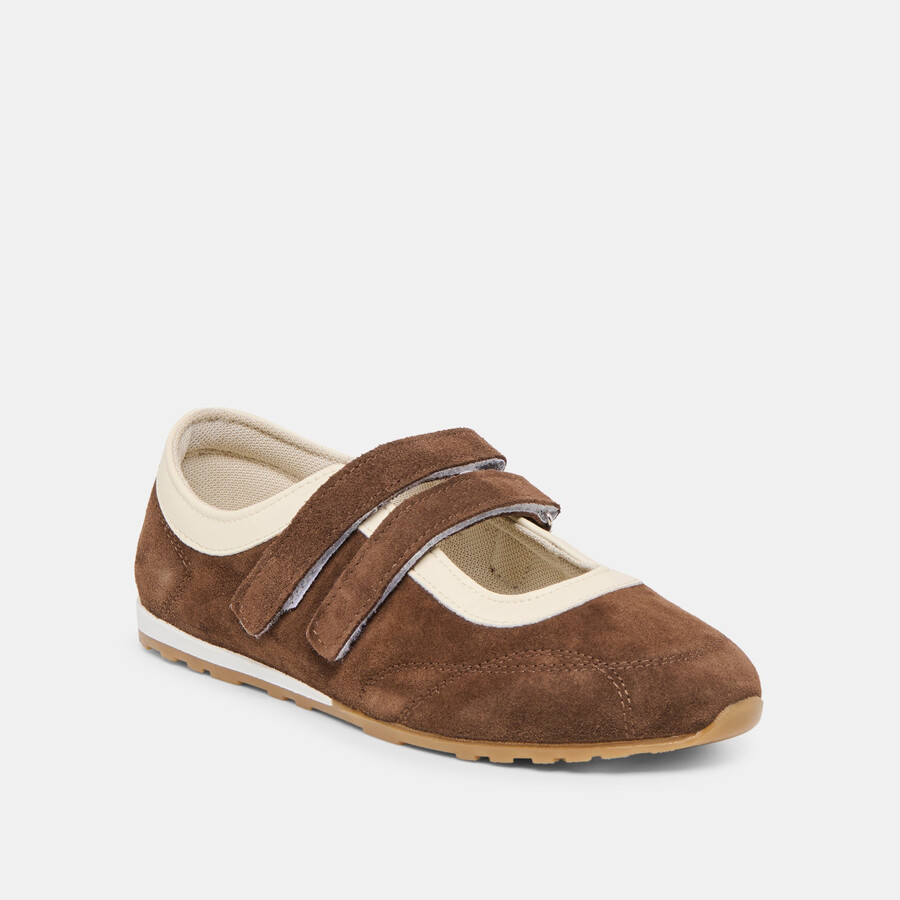 swan sneakers dunkelbraunes wildleder