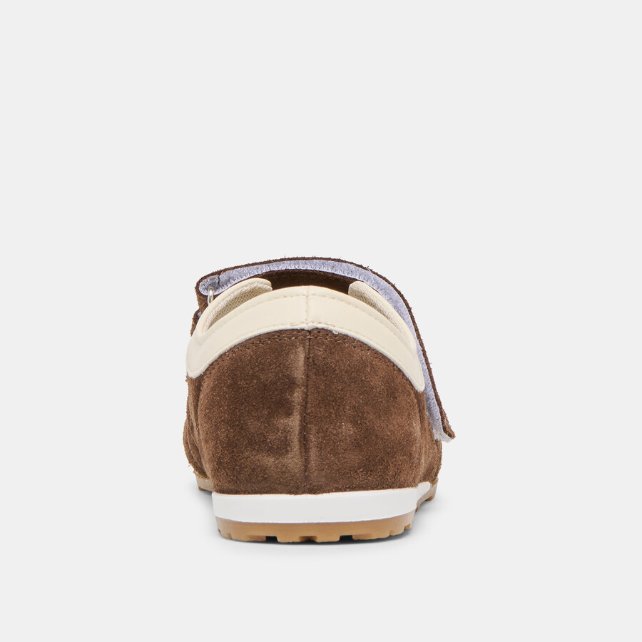 swan sneakers dunkelbraunes wildleder
