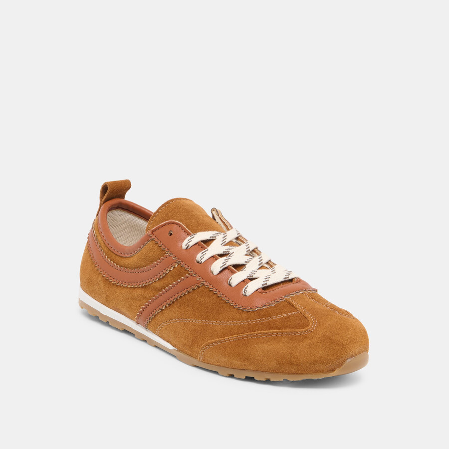 viper sneakers cognac wildleder