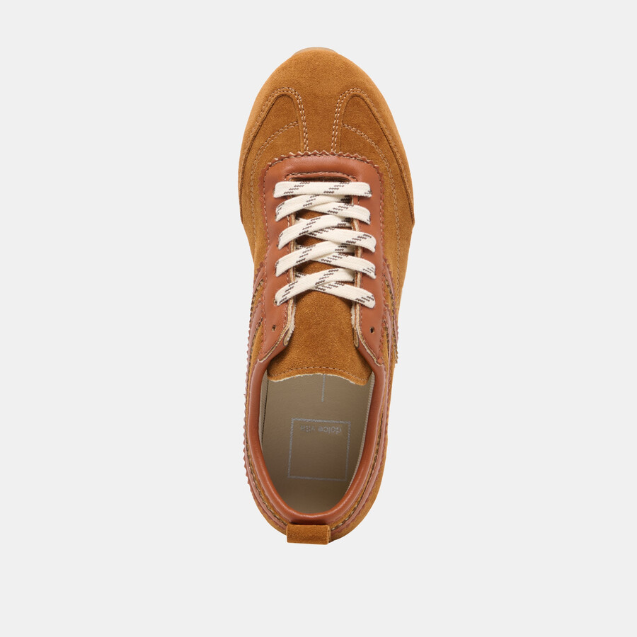 viper sneakers cognac wildleder