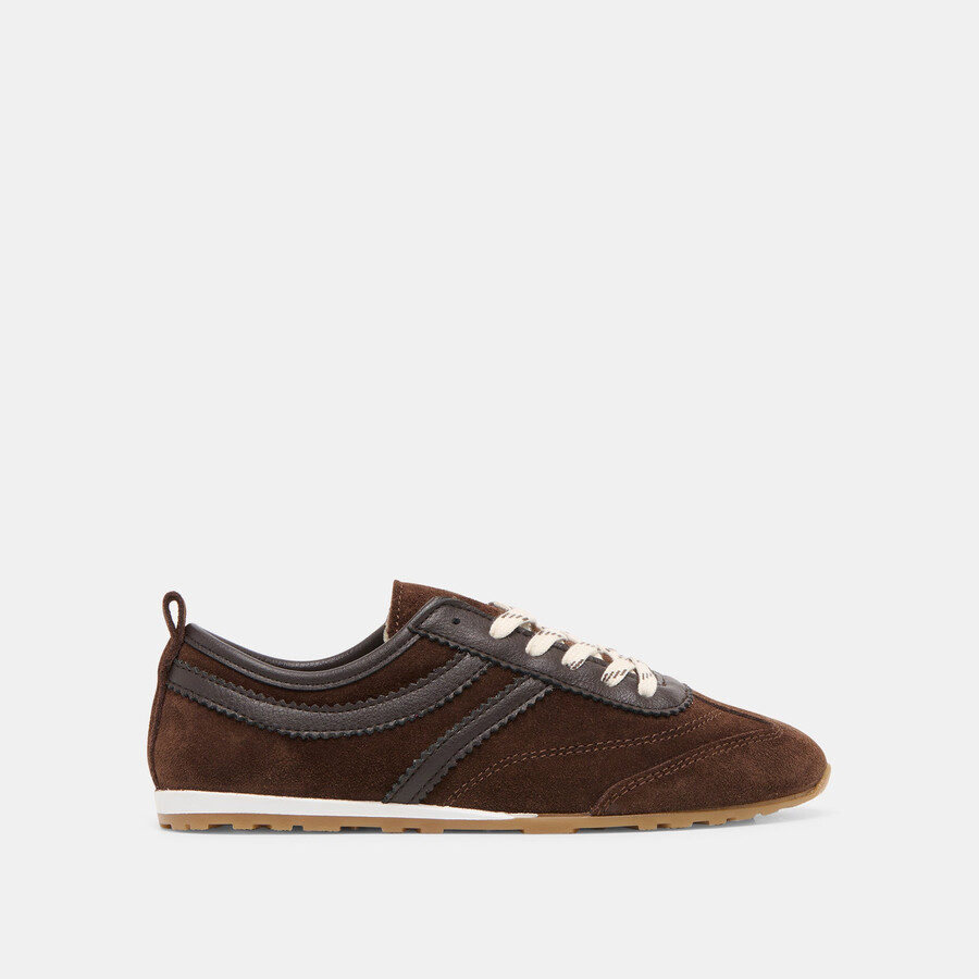 viper sneakers dunkelbraunes wildleder