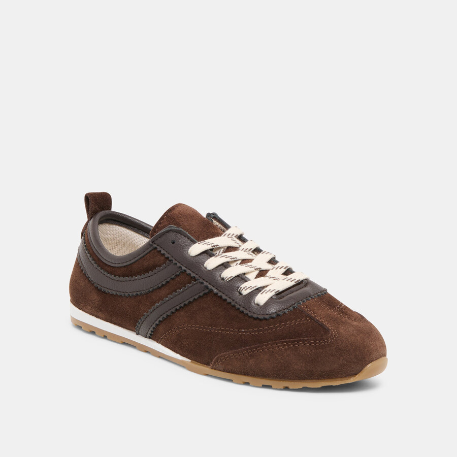 viper sneakers dunkelbraunes wildleder