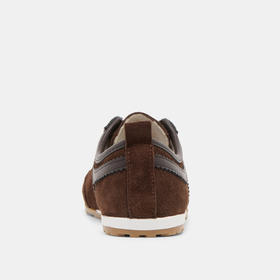 viper sneakers dunkelbraunes wildleder