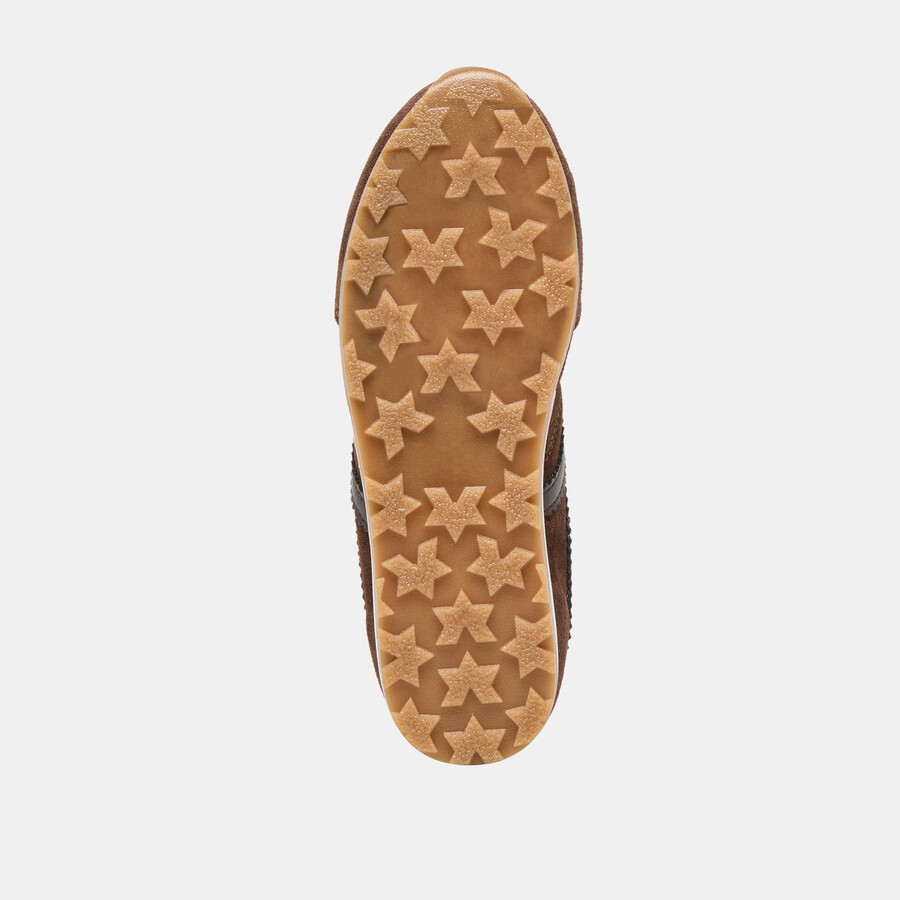 viper sneakers dunkelbraunes wildleder