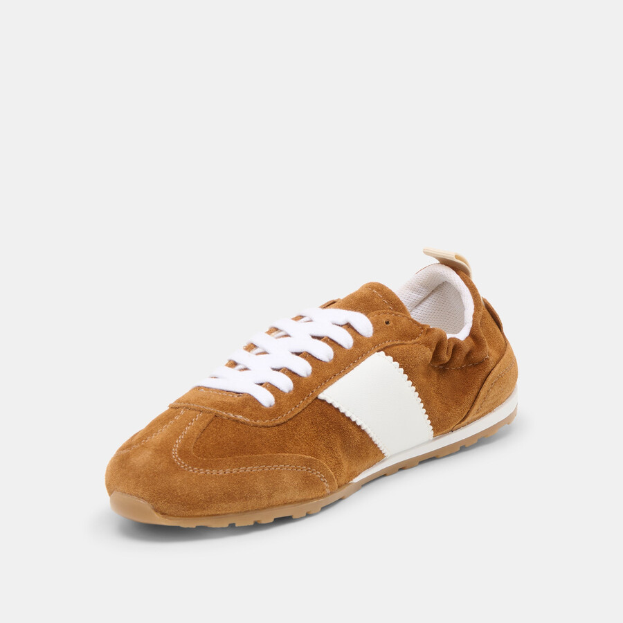 shyla sneakers cognac wildleder