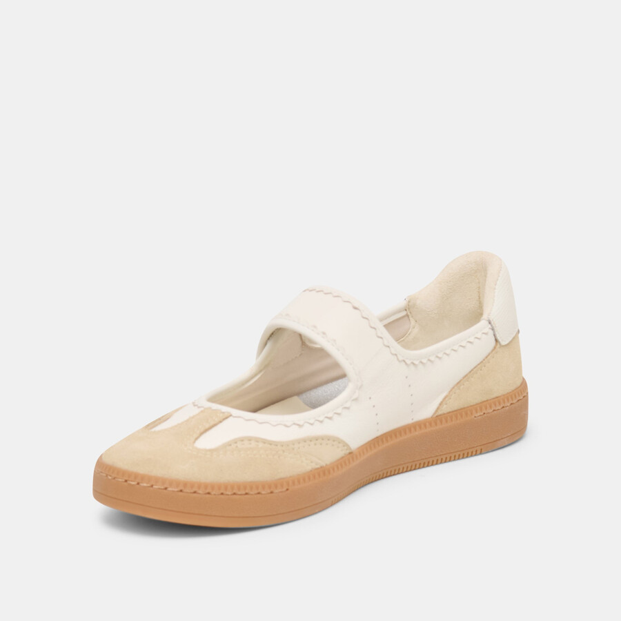 nanet sneakers elfenbein multi leder